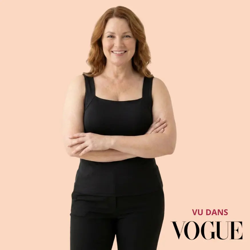 Avouria's Ribbed Cotton Built-In Bra Tank